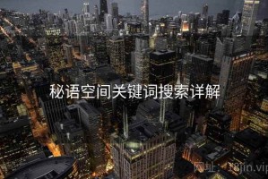 秘语空间关键词搜索详解