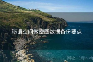秘语空间微密圈数据备份要点