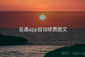 岛遇app自动续费图文