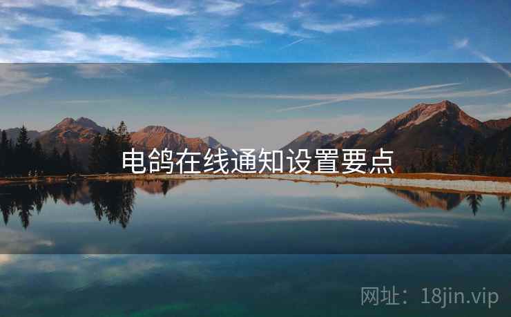 电鸽在线通知设置要点 电鸽在线通知设置要点