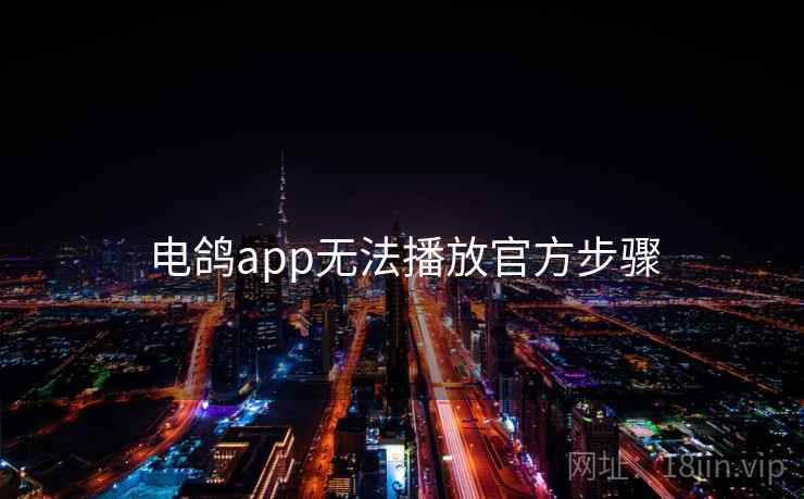 电鸽app无法播放官方步骤 电鸽app无法播放官方步骤